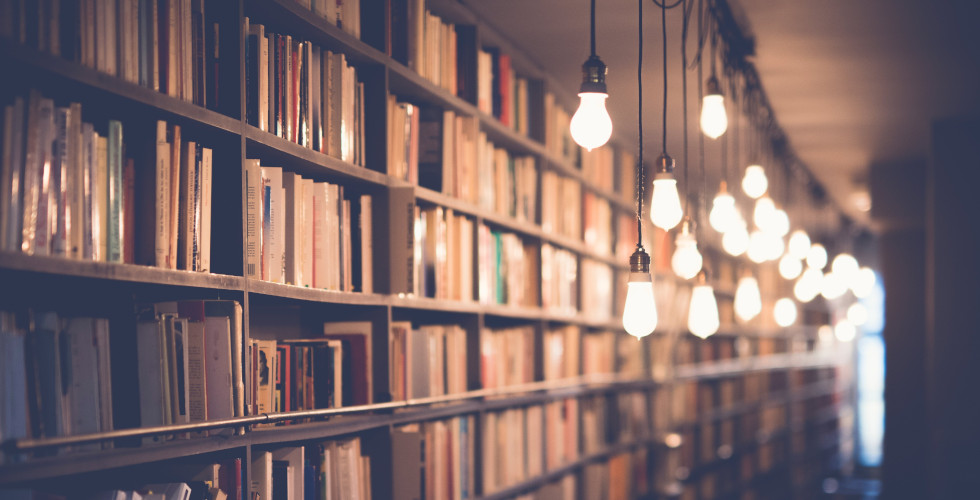 image of a bookcase