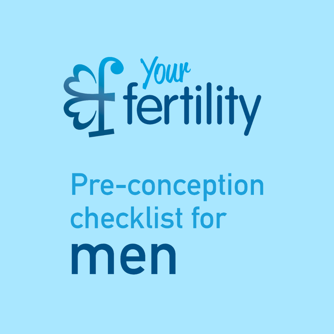 Preconception health checklist for men